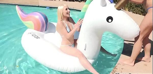  Teens love cocks orgasm Summer Pool Party